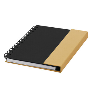 Notizbuch MAGNY, natur, schwarz