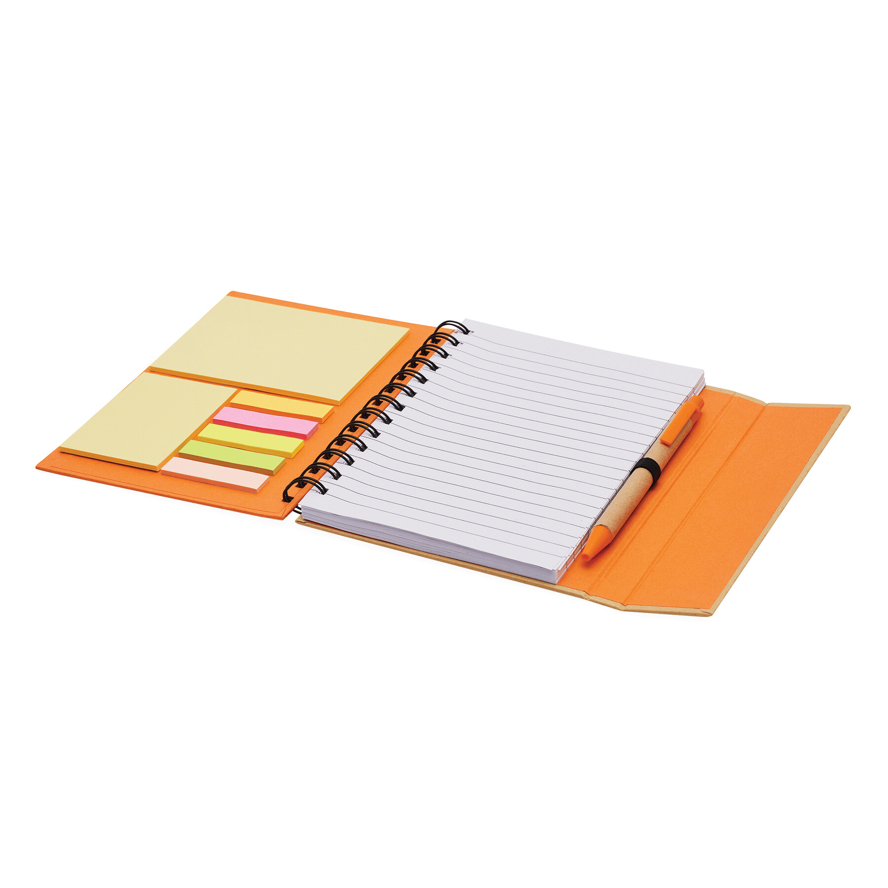 Notizbuch MAGNY, natur, orange