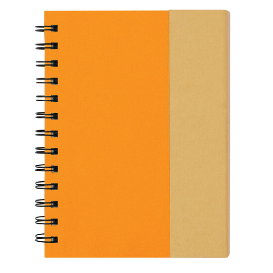 Notizbuch MAGNY, natur, orange