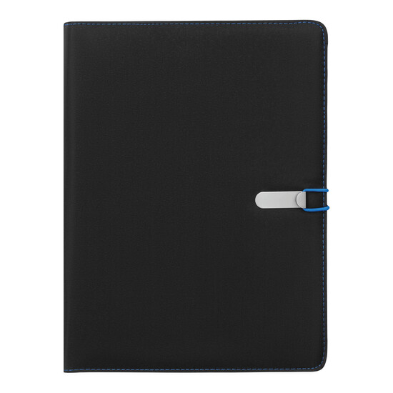 Dokumentenmappe SESSION, blau, schwarz