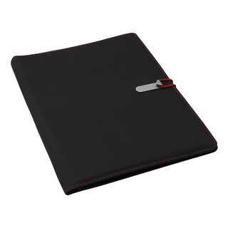 Dokumentenmappe SESSION, rot, schwarz