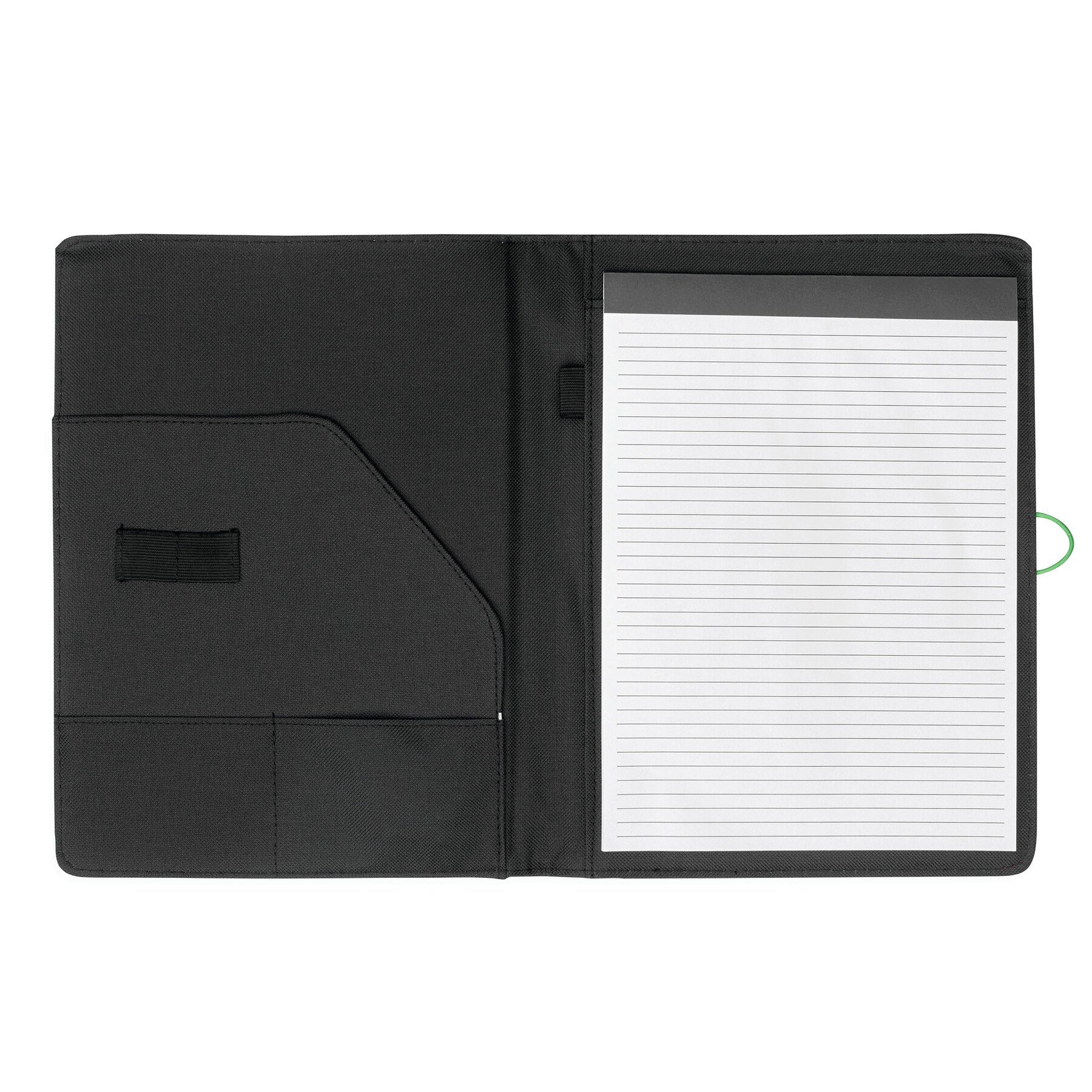 Dokumentenmappe SESSION, grün, schwarz