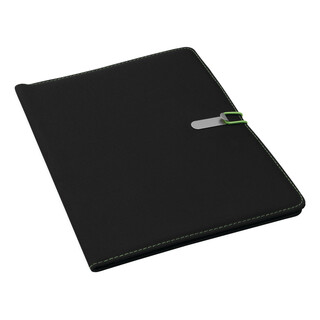 Dokumentenmappe SESSION, grün, schwarz