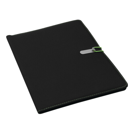 Dokumentenmappe SESSION, grün, schwarz