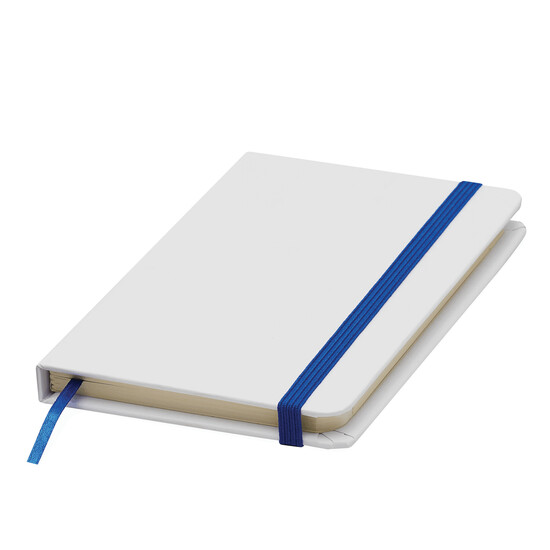 Notizbuch AUTHOR im DIN-A6-Format, blau, weiß