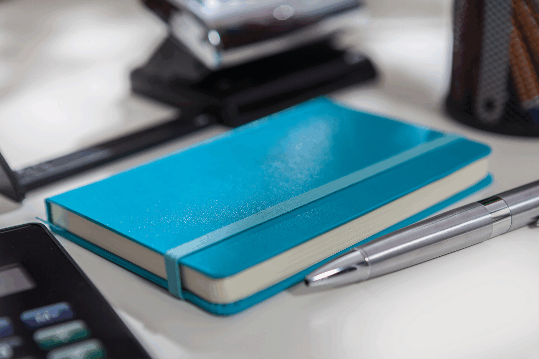 Notizbuch ATTENDANT im DIN-A6-Format, türkis