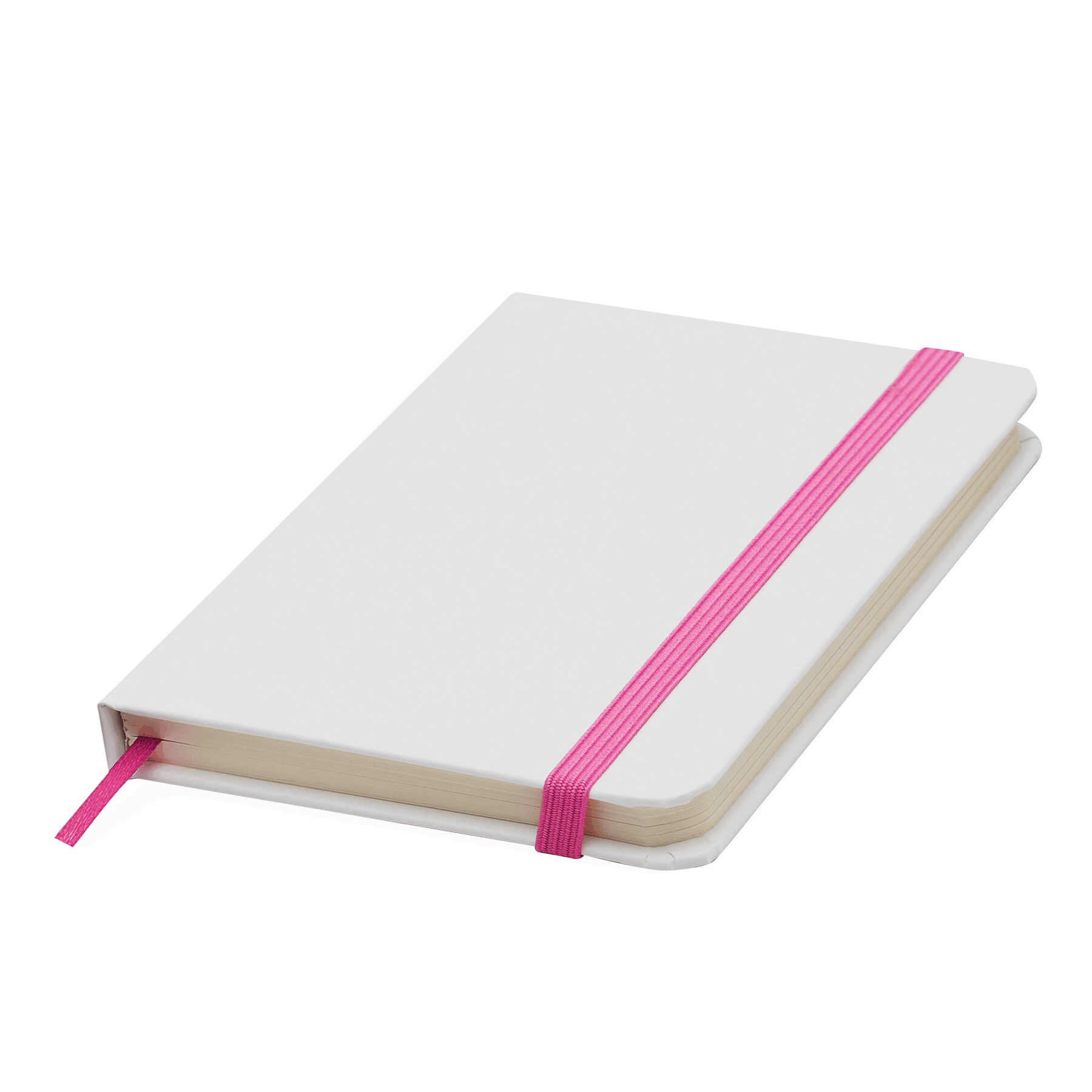 Notizbuch AUTHOR im DIN-A6-Format, pink, weiß