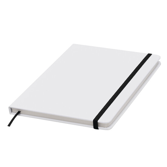 Notizbuch AUTHOR im DIN-A5-Format, schwarz, weiß