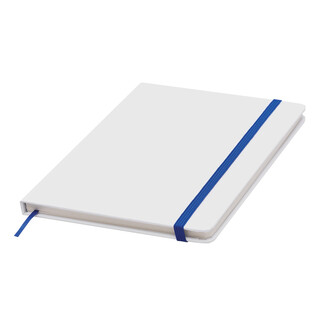 Notizbuch AUTHOR im DIN-A5-Format, blau, weiß