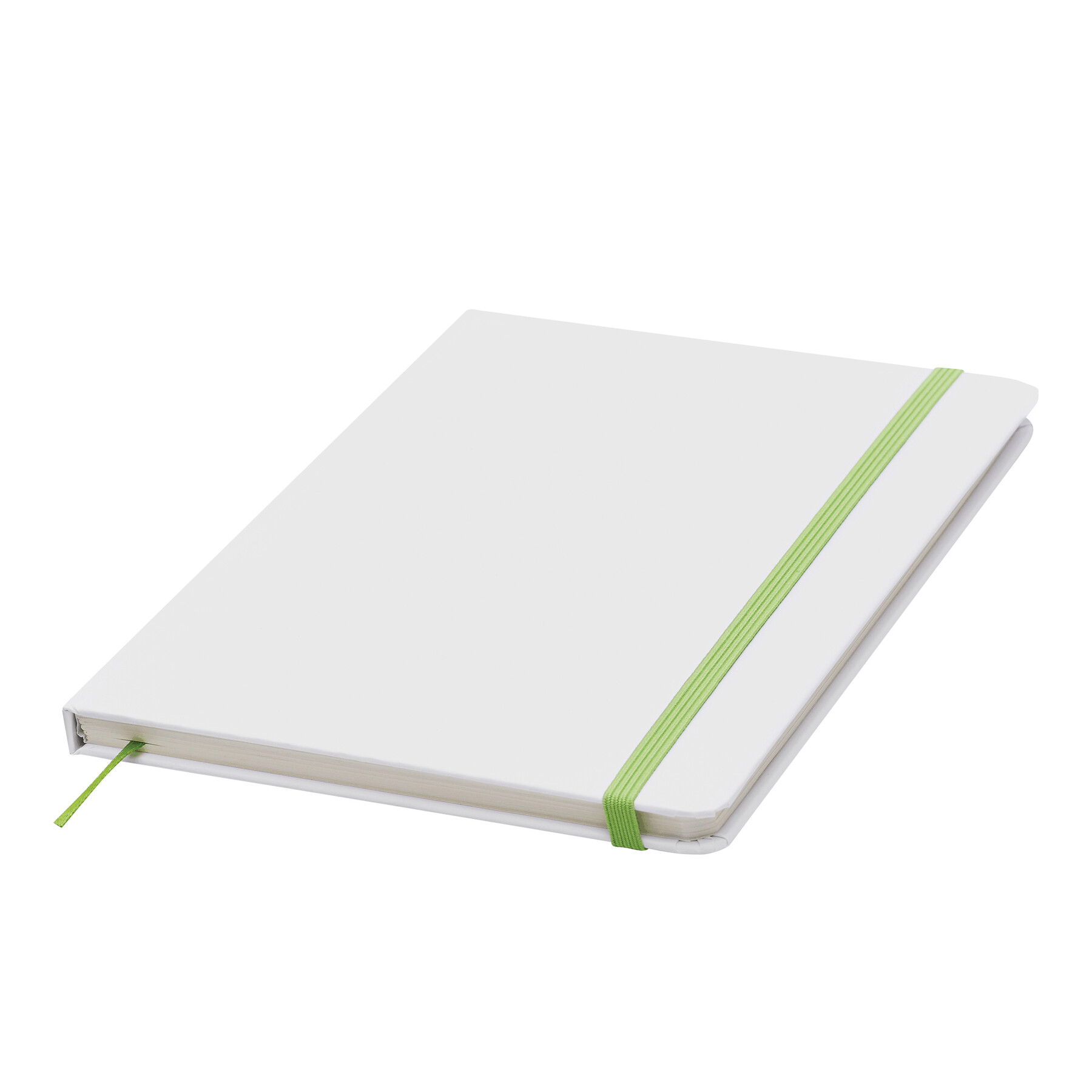 Notizbuch AUTHOR im DIN-A5-Format, grün, weiß