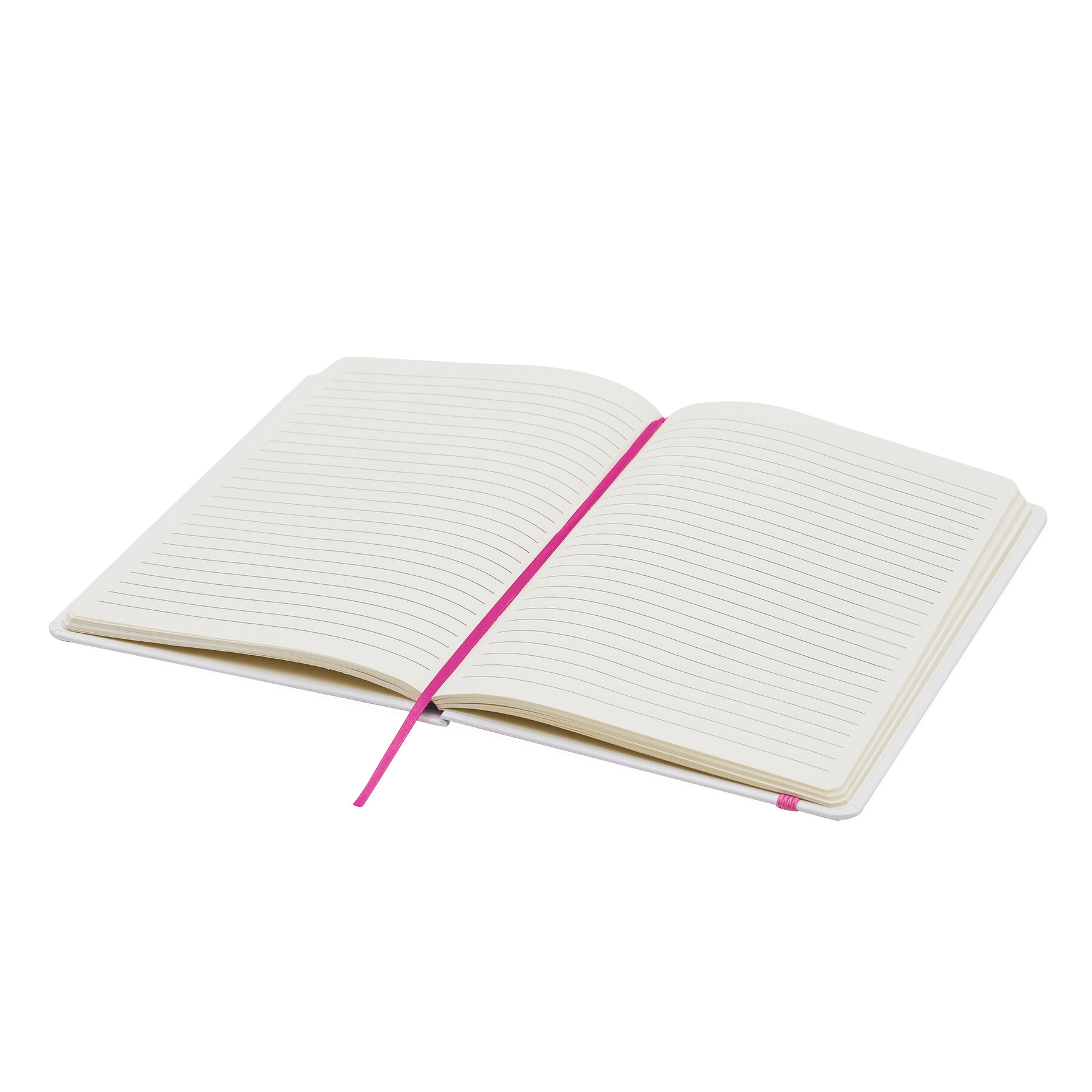 Notizbuch AUTHOR im DIN-A5-Format, pink, weiß