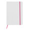 Notizbuch AUTHOR im DIN-A5-Format, pink, weiß