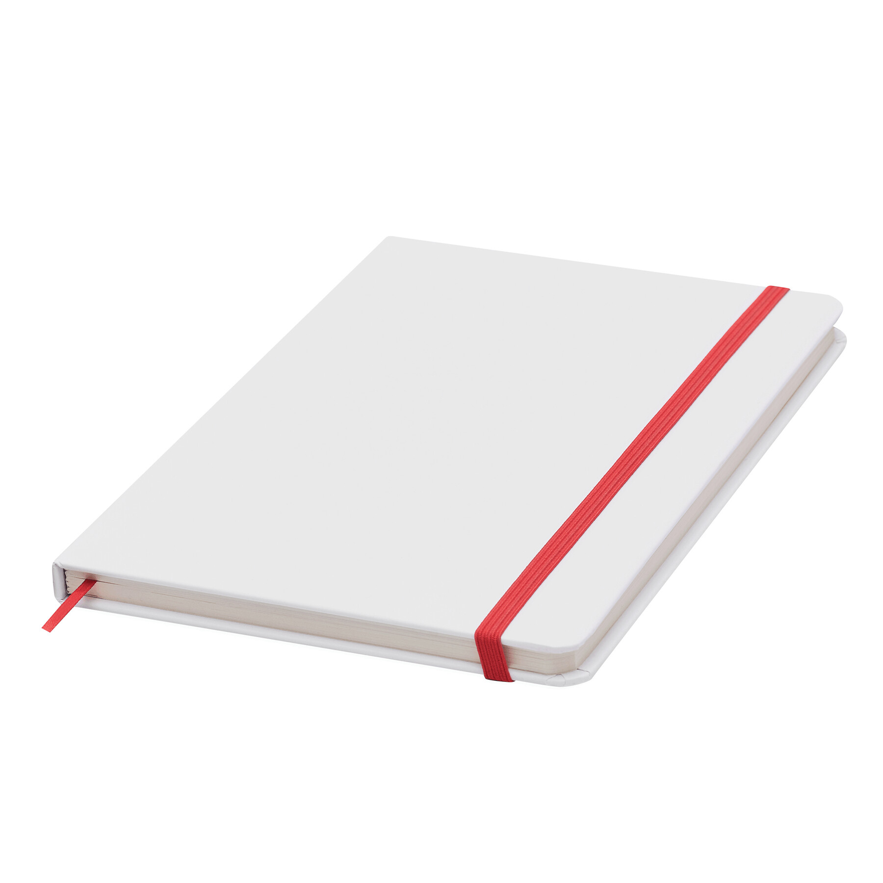 Notizbuch AUTHOR im DIN-A5-Format, rot, weiß