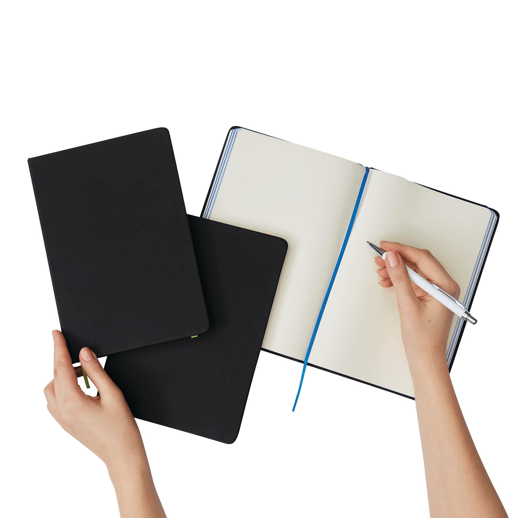 Notizbuch LECTOR im DIN-A5-Format, blau, schwarz