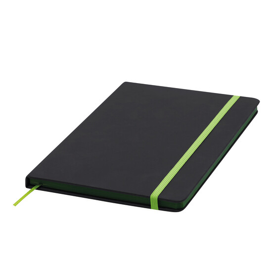 Notizbuch LECTOR im DIN-A5-Format, hellgrün, schwarz