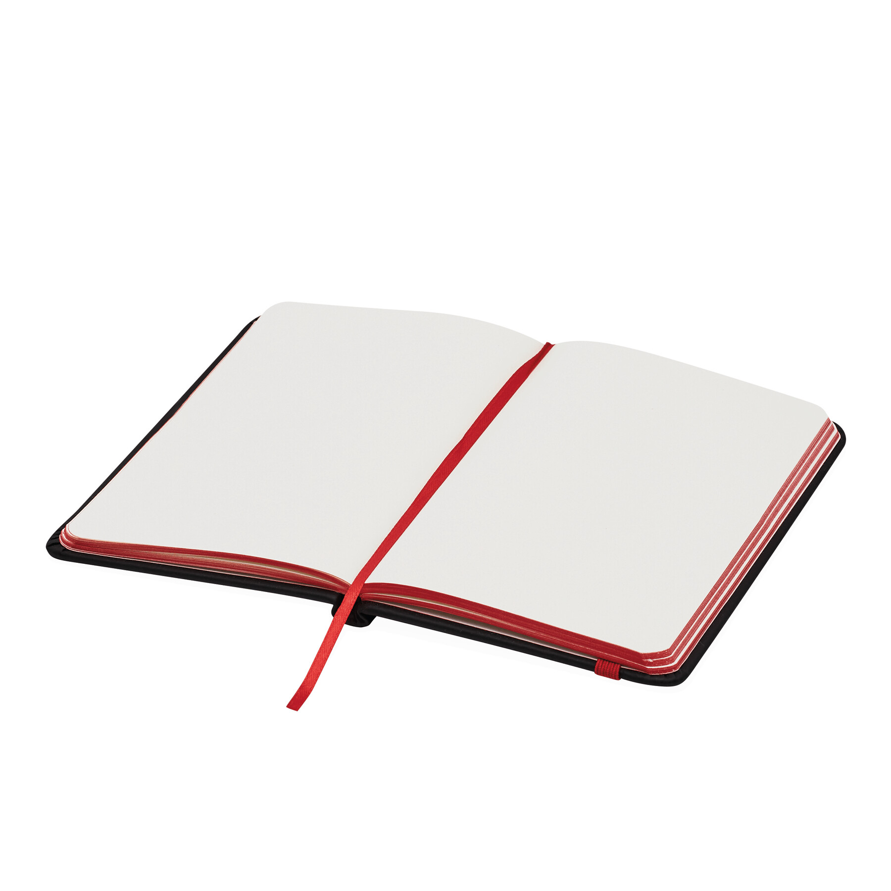 Notizbuch LECTOR im DIN-A6-Format, rot, schwarz