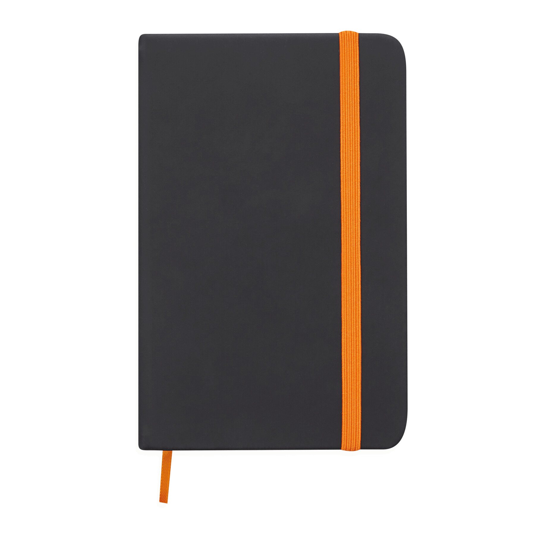 Notizbuch LECTOR im DIN-A6-Format, orange, schwarz
