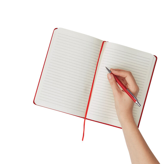 Notizbuch CARB im DIN-A5-Format, rot