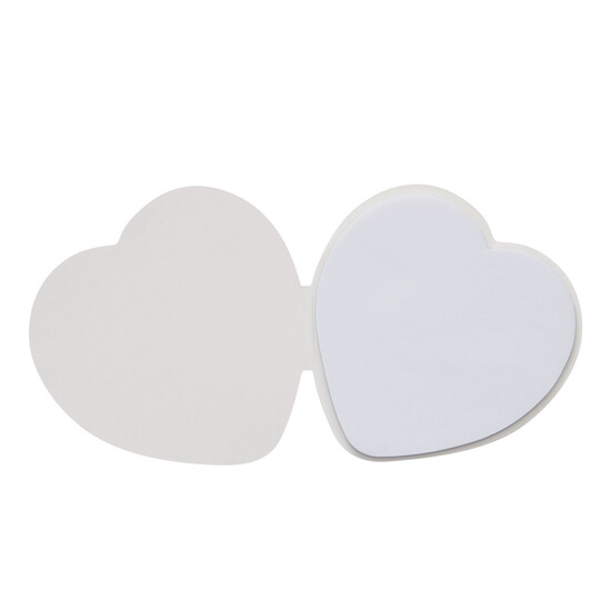 Herz-Memosticker IN LOVE, weiß