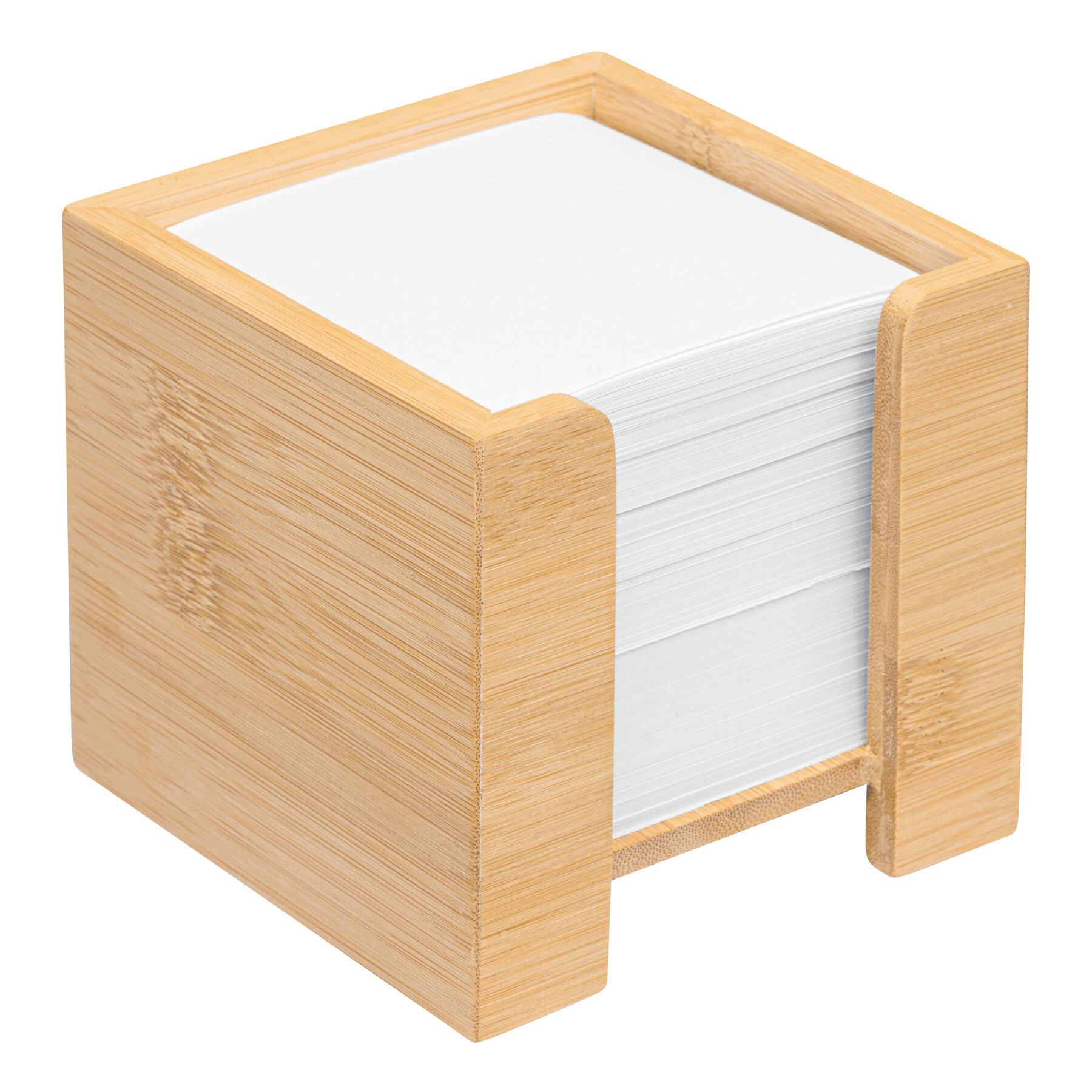 Zettelbox NEVER FORGET BAMBOO, braun