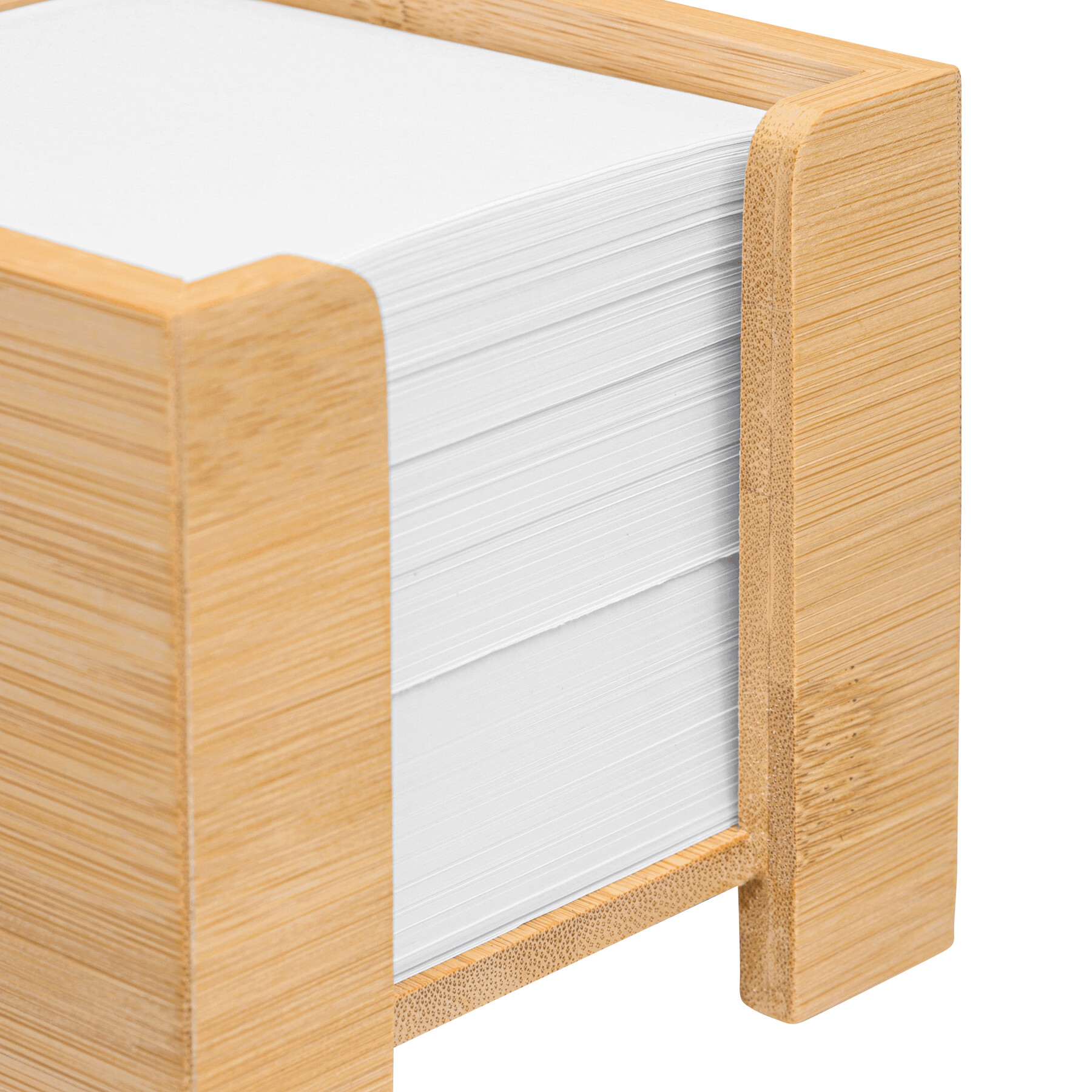 Zettelbox NEVER FORGET BAMBOO, braun