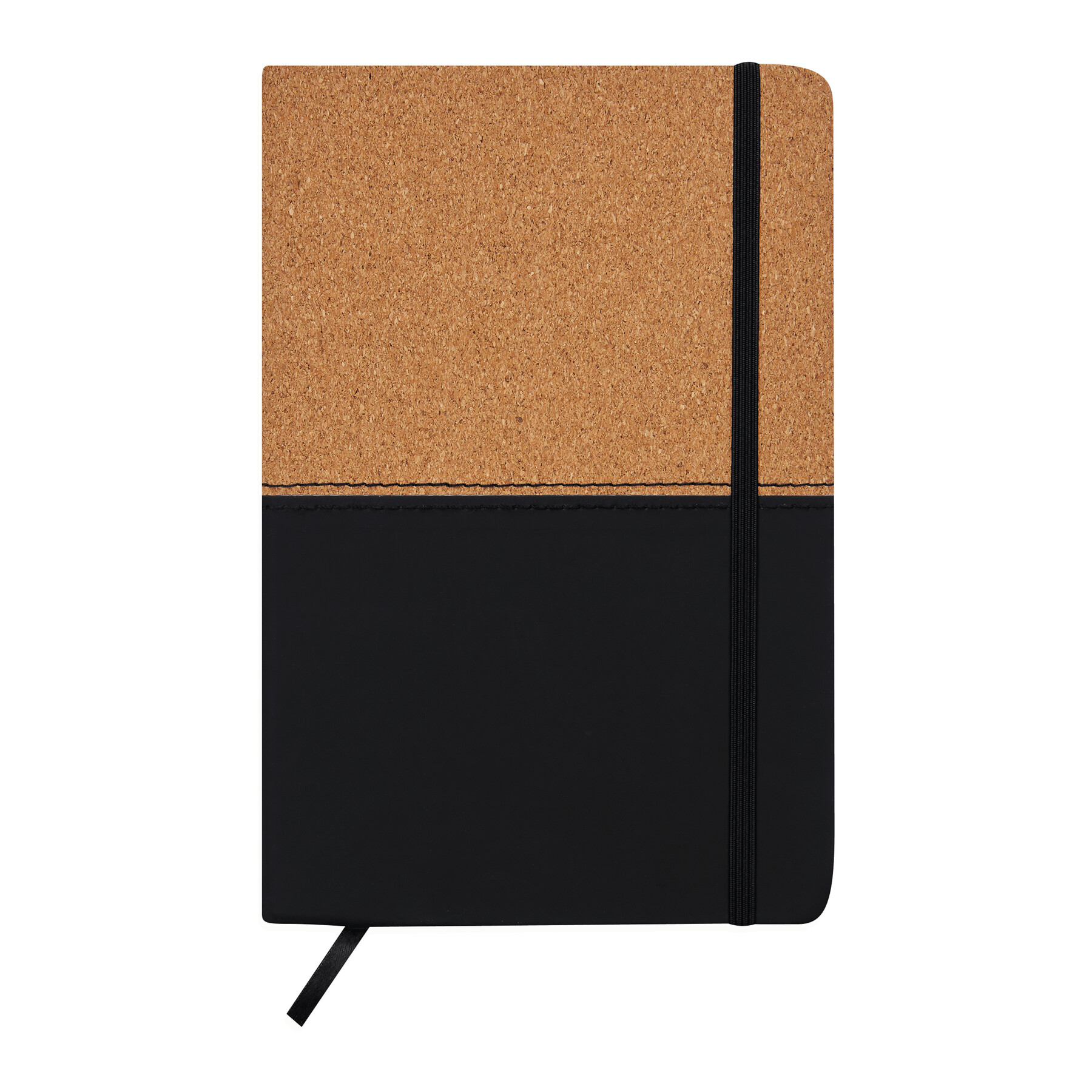 Notizbuch CORKY im DIN-A5-Format, braun, schwarz