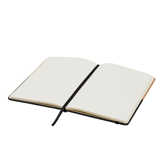 Notizbuch CORKY im DIN-A5-Format, braun, schwarz