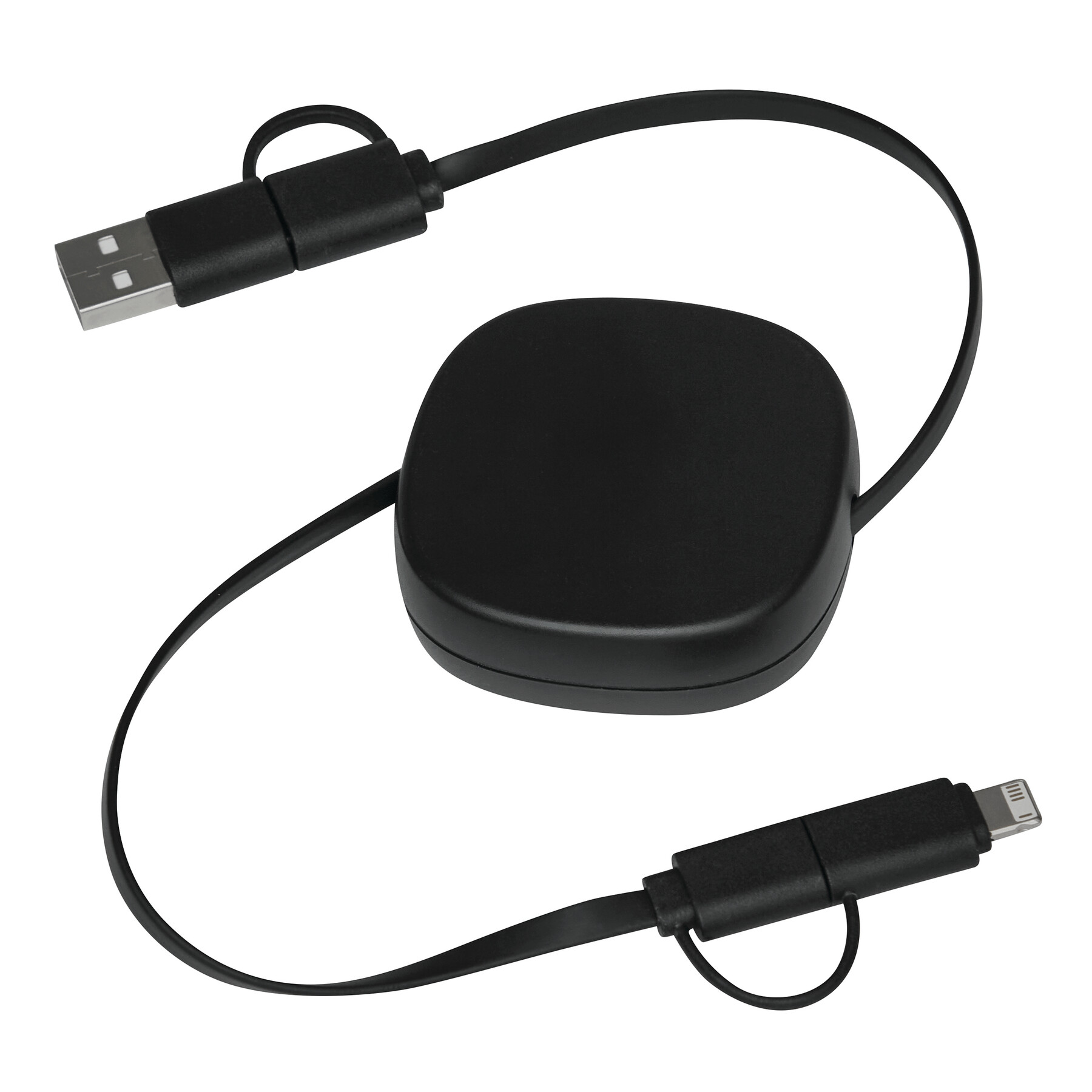 Lade- und Datenkabel TRANSFER SQUARE, schwarz