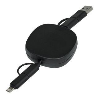 Lade- und Datenkabel TRANSFER SQUARE, schwarz