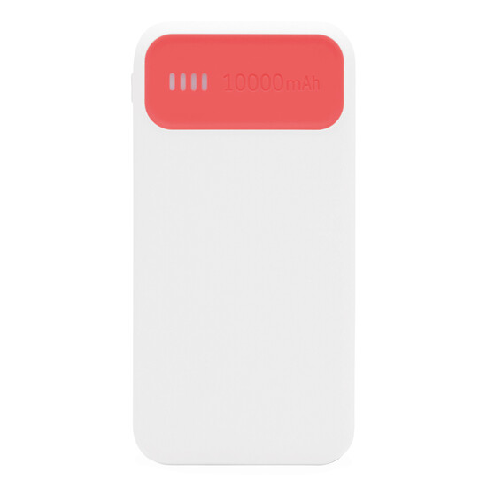 Powerbank SILICON VALLEY, rot, weiß