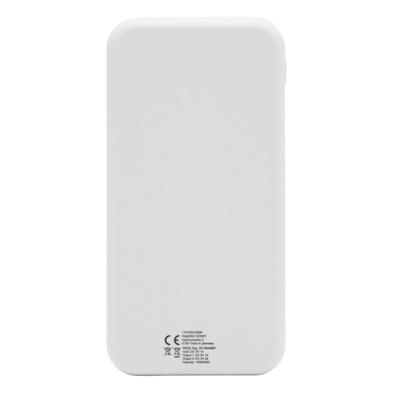 Powerbank SILICON VALLEY, rot, weiß