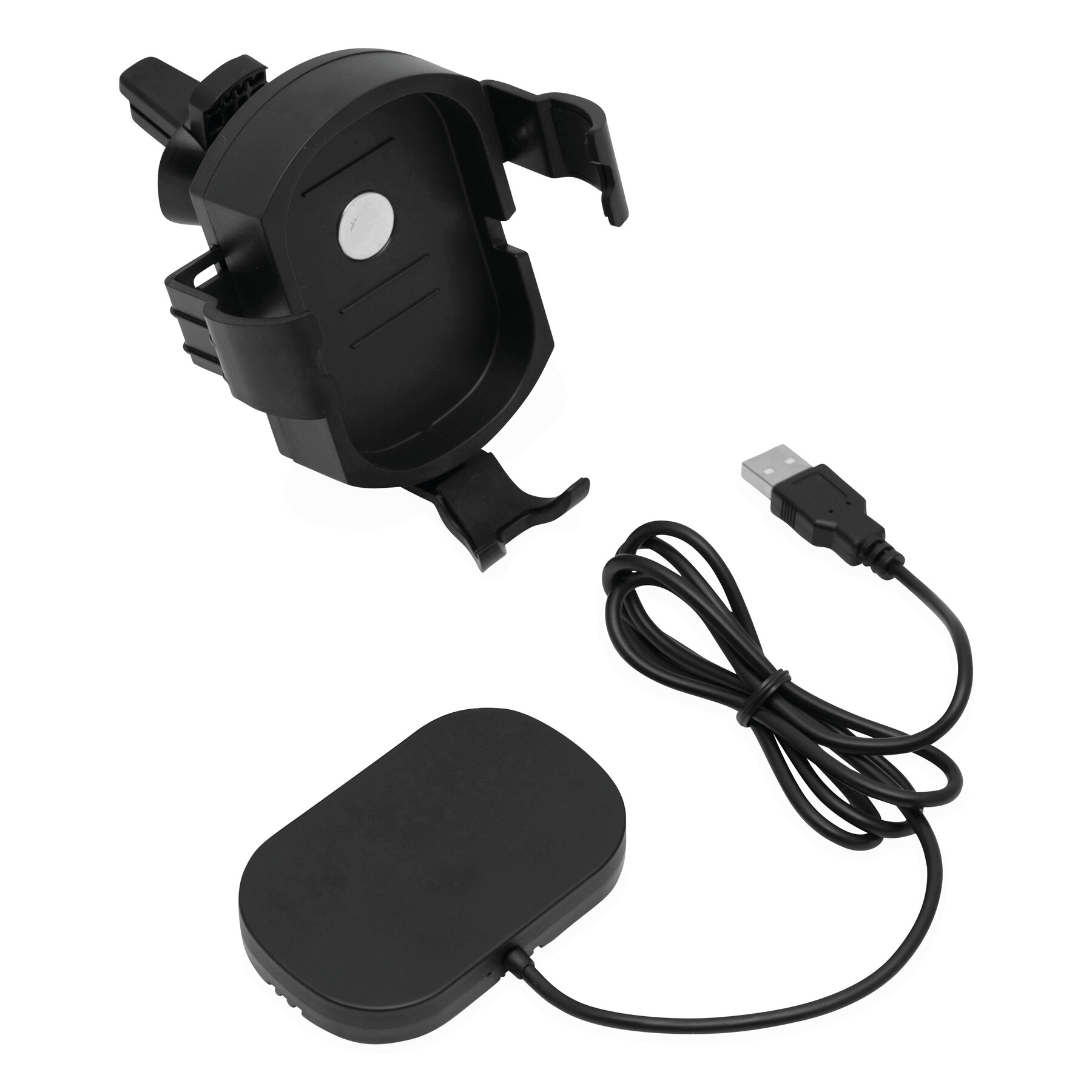 Smartphone-Halter CHARGE N GO<, schwarz