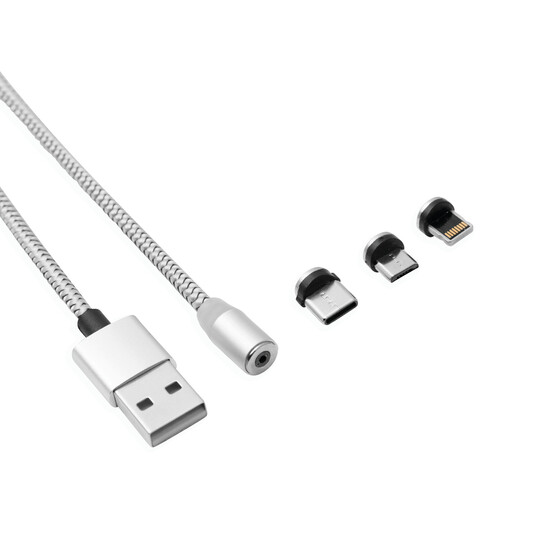 Ladekabel MAG POWER, silber