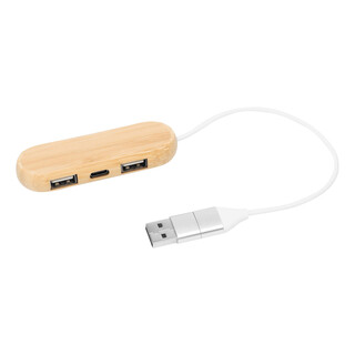 USB Hub MULTIPLIER, braun
