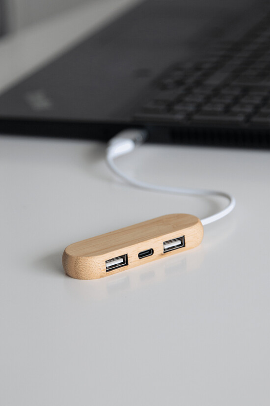 USB Hub MULTIPLIER, braun