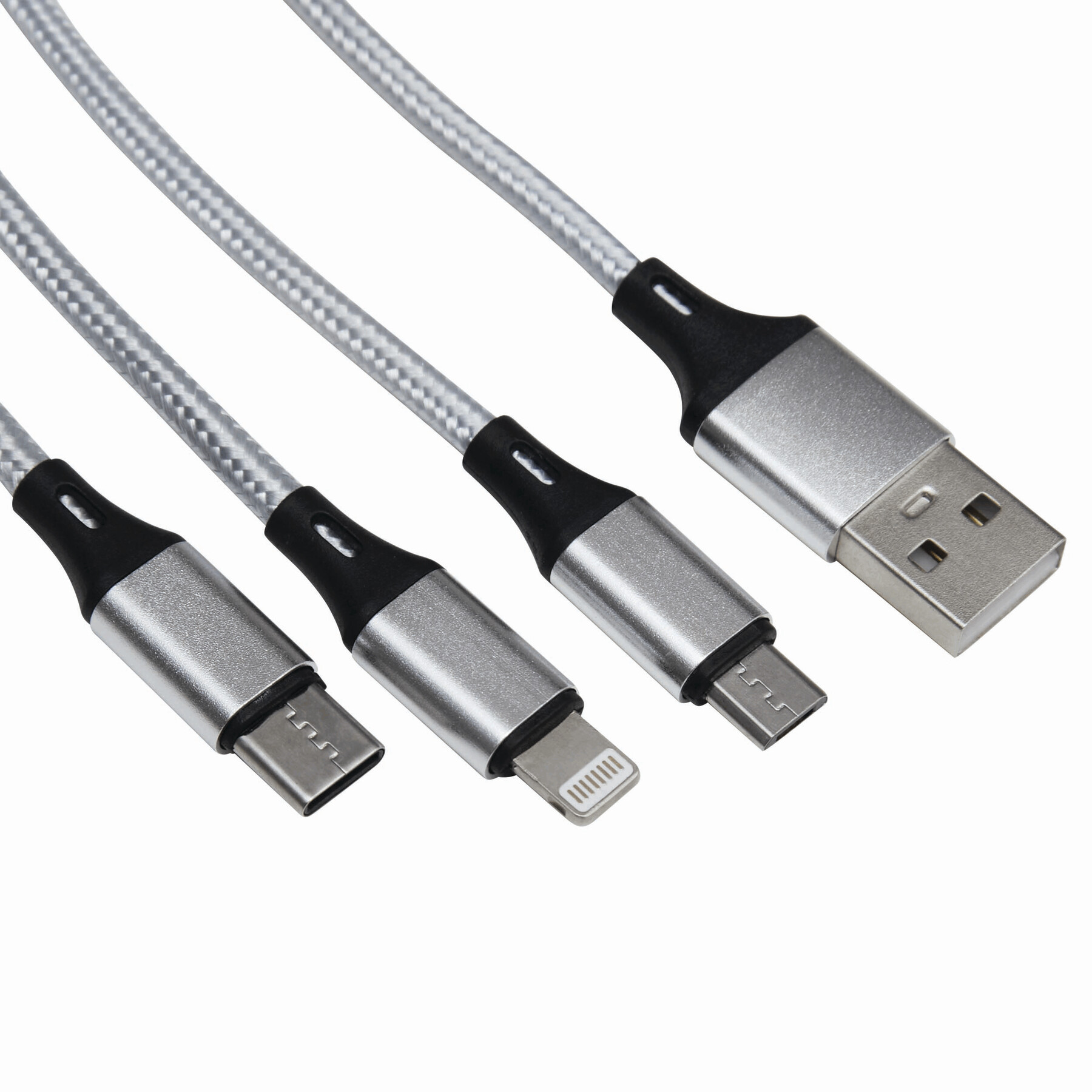 Ladekabel CHARGE DISTANCE, silber