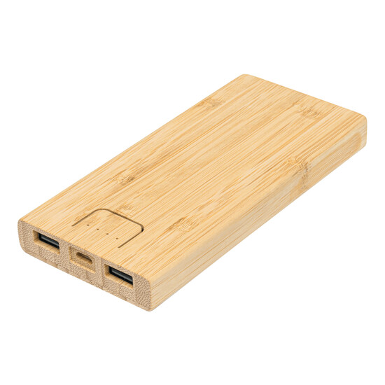 Powerbank BAMBOO ENERGY, braun