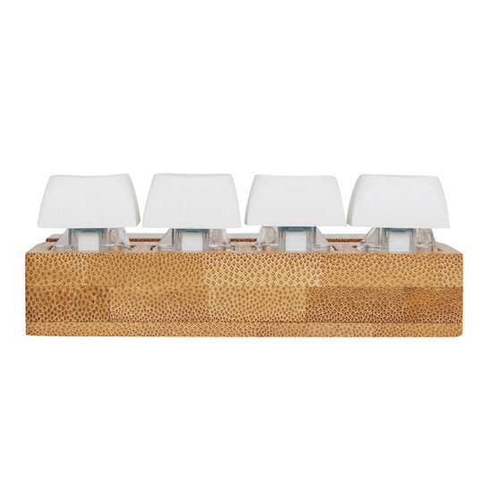 Smartphone-Halter CLICKER, braun, weiß