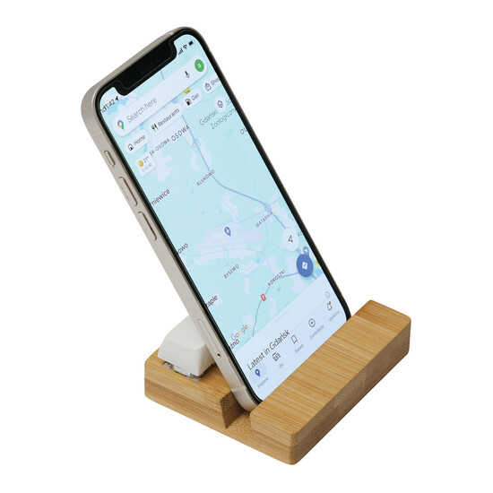 Smartphone-Halter CLICKER, braun, weiß