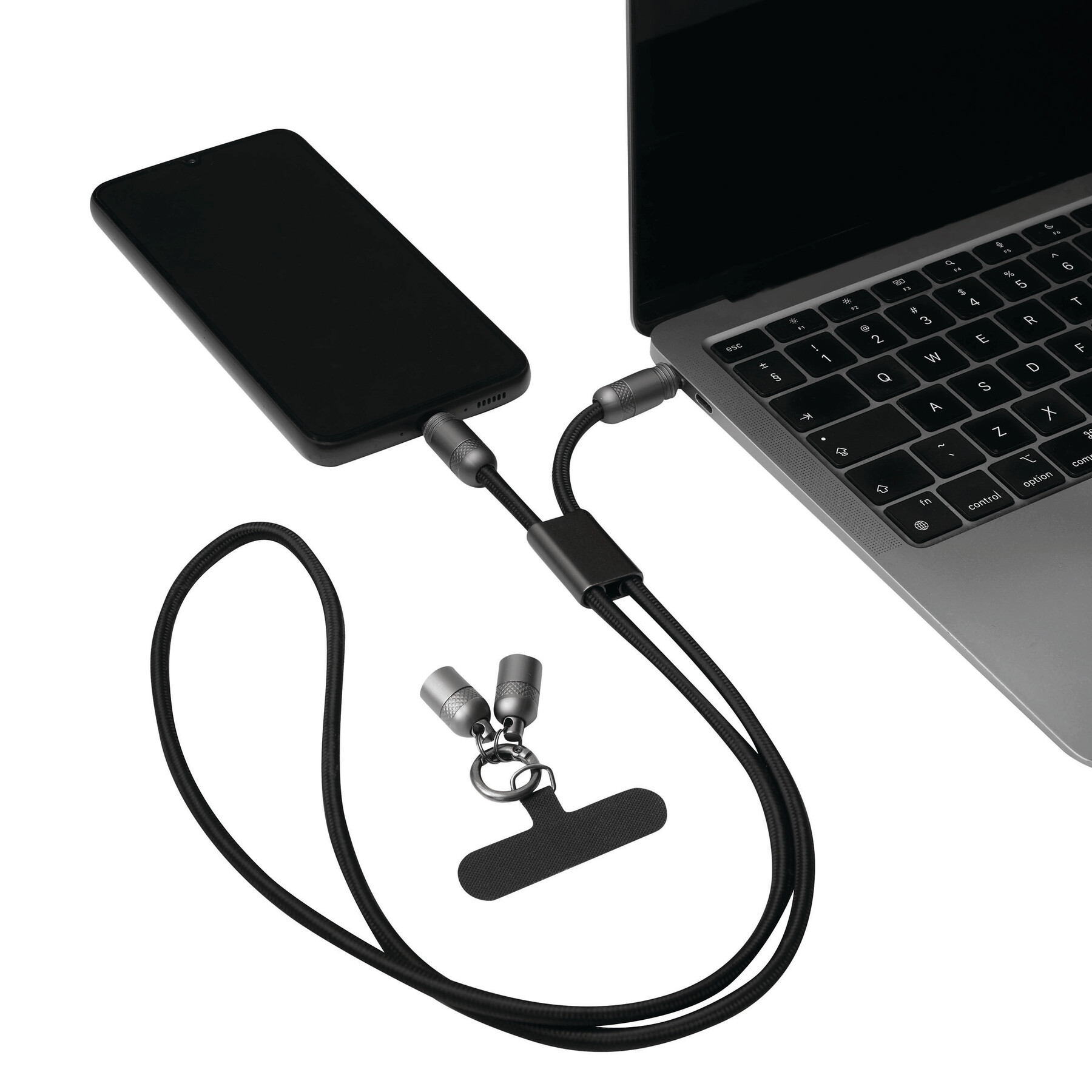 Lade- und Datenkabel LONGCARRY, schwarz