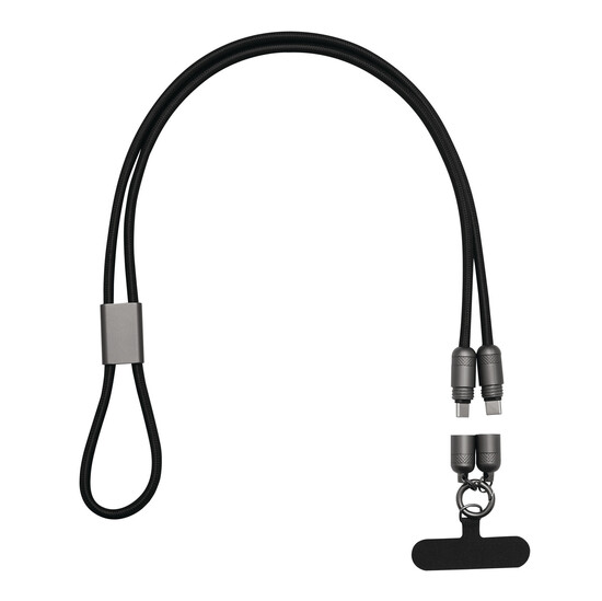 Lade- und Datenkabel LONGCARRY, schwarz