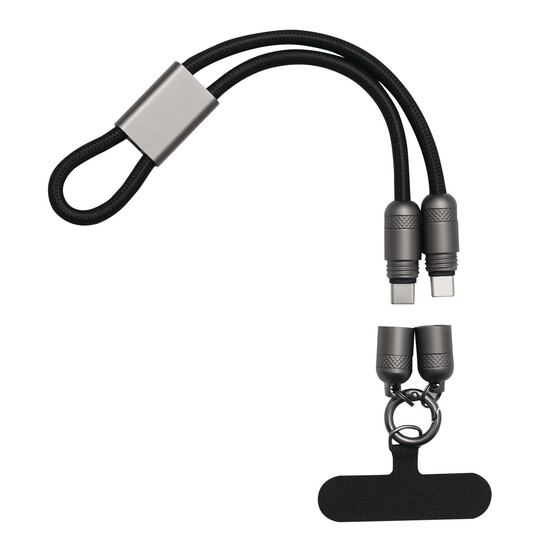 Lade- und Datenkabel SHORTCARRY, schwarz