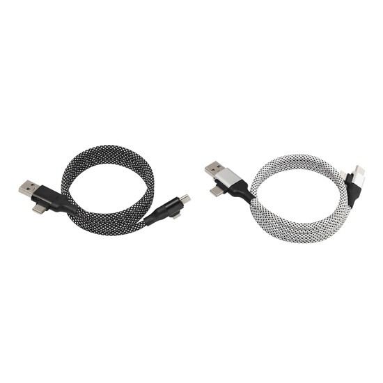 Lade- und Datenkabel SUPERMAG, silber