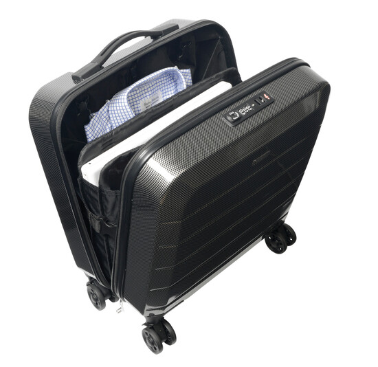 Cabin Case LONDON 2.0, carbon schwarz