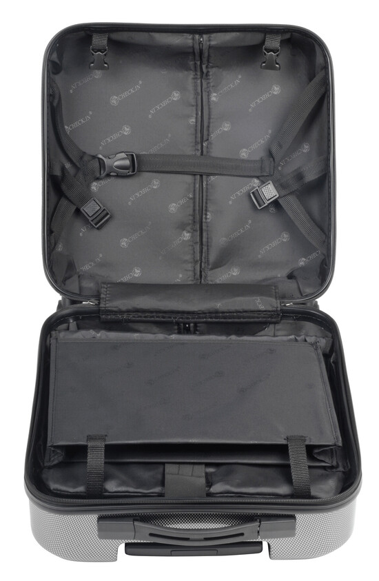 Cabin Case LONDON 2.0, carbon schwarz