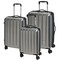 Trolley-Set LONDON 2.0, 3-tlg., carbon silber