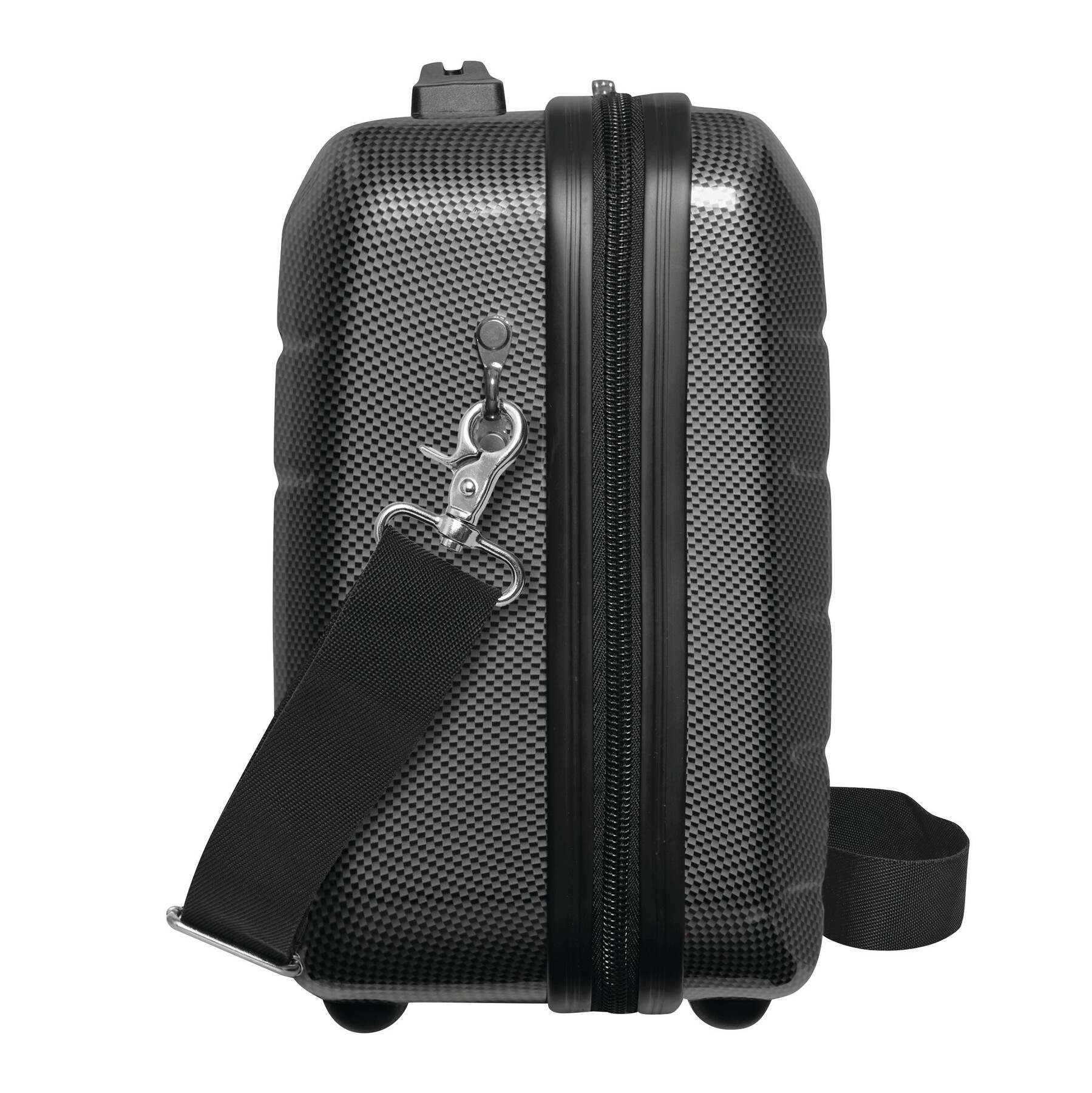 Kosmetikkoffer LONDON 2.0, carbon schwarz