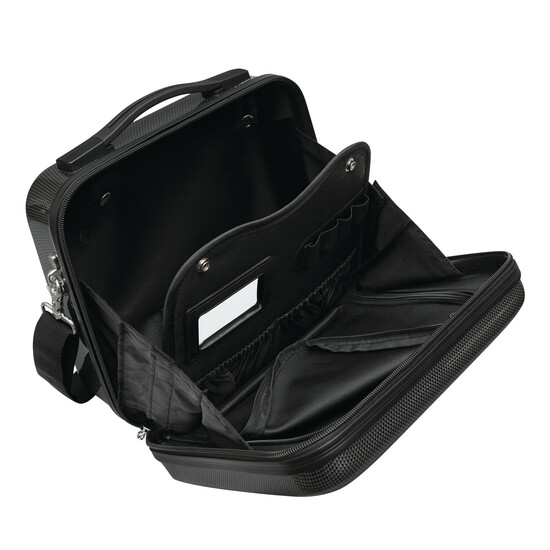 Kosmetikkoffer LONDON 2.0, carbon schwarz