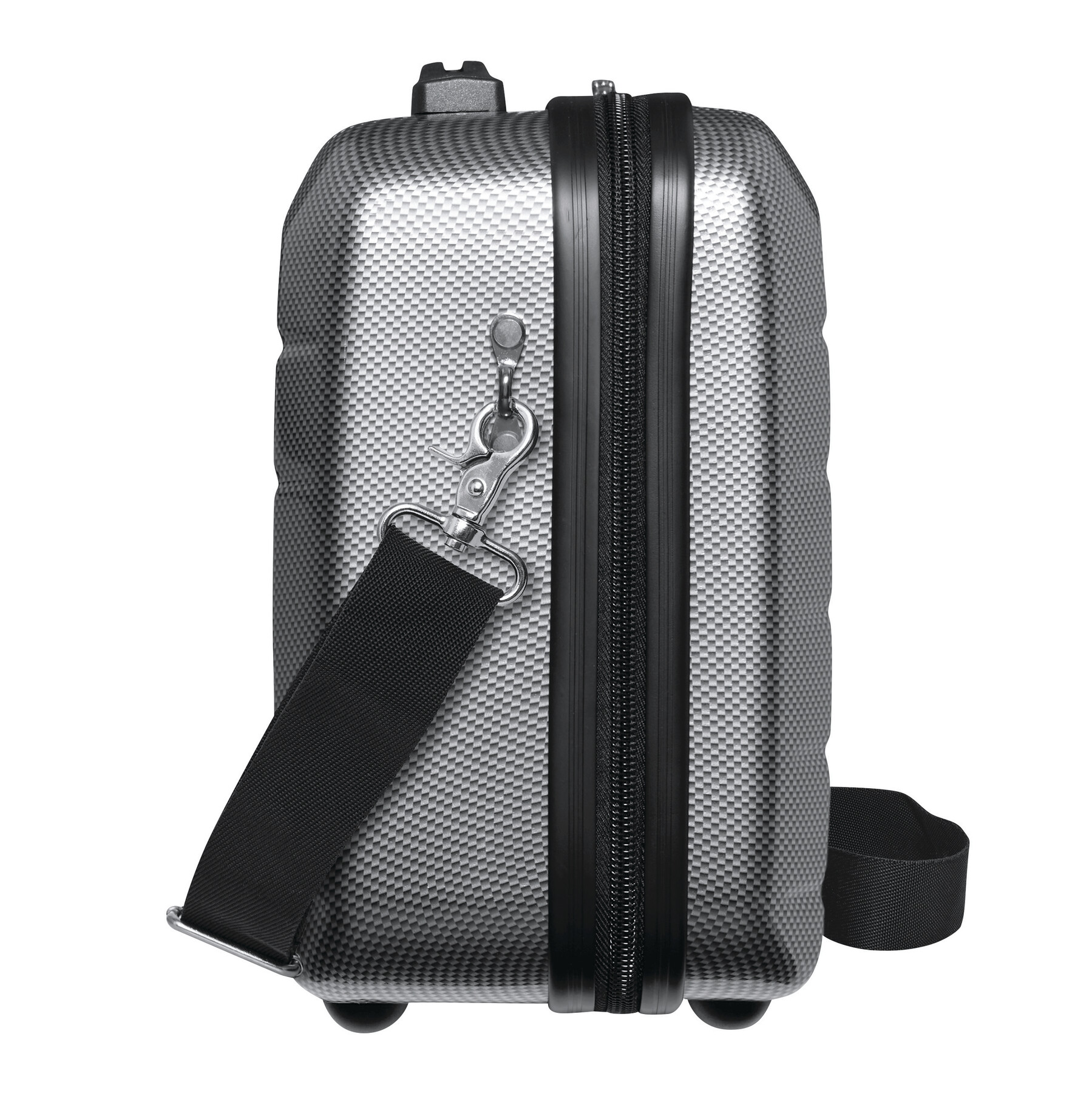 Kosmetikkoffer LONDON 2.0, carbon silber