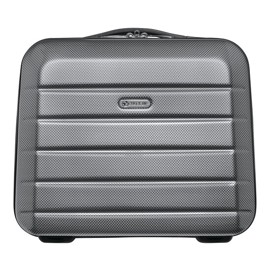 Kosmetikkoffer LONDON 2.0, carbon silber